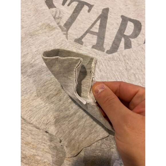 Vintage Green Bay Packers sweatshirt extra large Bart Starr gray 90s mens adult - Picture 8 of 14